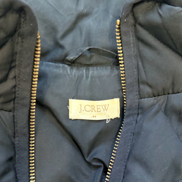 J. Crew Black Quilted Vest - Picture 3 of 4